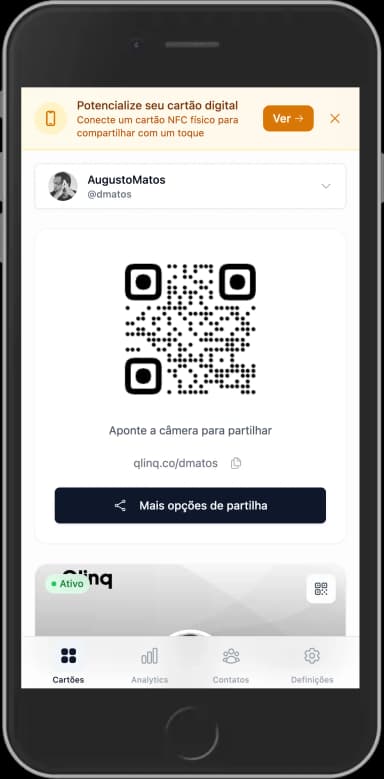 QR Code do cartão digital